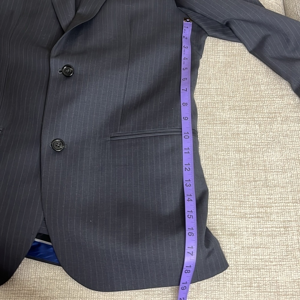 ⭐️ Bill Blass charcoal striped suit - Picture 8 of 13